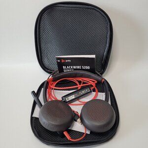 Plantronics Poly Blackwire 5200 Series Wired USB Headset